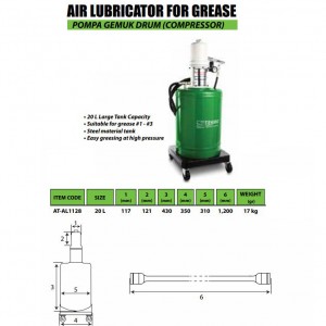 POMPA GEMUK KOMPRESSOR DRUM 20 L